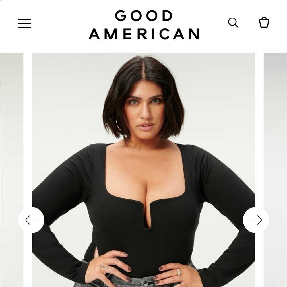 Good American Good Vibes U Ring Bodysuit